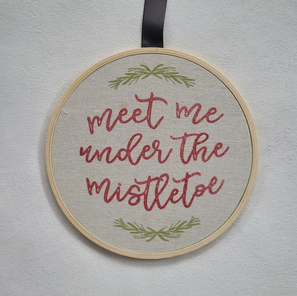 Festive Embroidered Wall Art